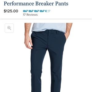 Vineyard Vines performance Breaker Pants 36x32